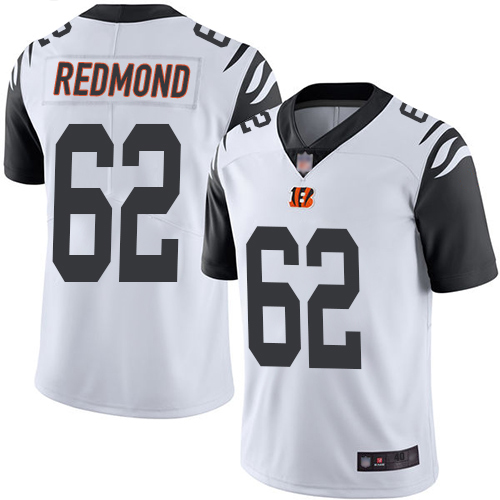 Cincinnati Bengals Limited White Men Alex Redmond Jersey NFL Footballl #62 Rush Vapor Untouchable->cincinnati bengals->NFL Jersey